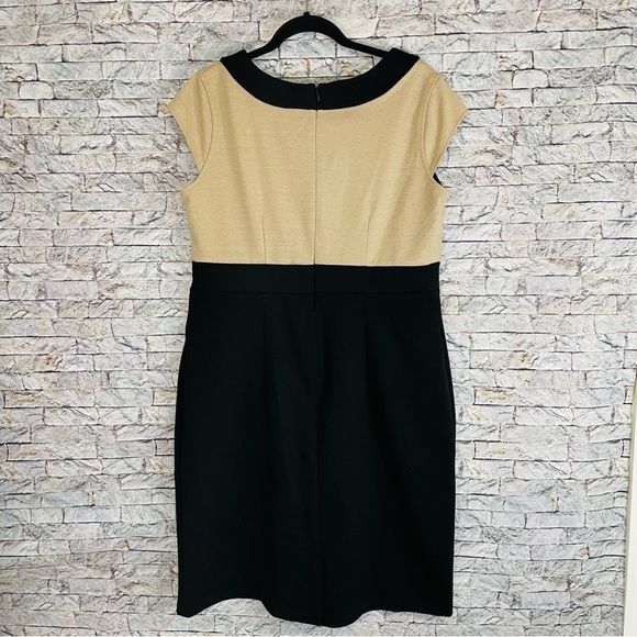 Merona black and cream silhouette dress - Picture 3 of 7